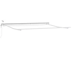 Automatinė ištraukiama markizė su LED, bordo spalvos, 450x300cm