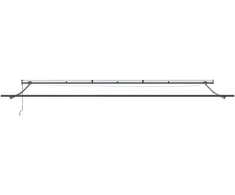 Automatinė ištraukiama markizė su LED lemputėmis, antracito ir baltos spalvos, 600x300 cm