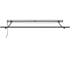 Automatinė ištraukiama markizė su LED, ruda, 300x250cm
