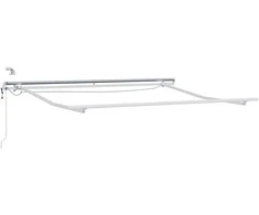 Automatinė ištraukiama markizė su LED, ruda, 300x250cm