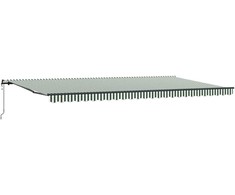 Ištraukiama markizė Žalia ir balta 600 ×350 cm audinys