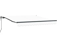 Ištraukiama markizė Balta 300 x 250 cm Audinys ir aliuminis
