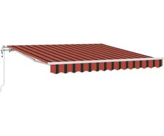Ištraukiama markizė oranžinė ir ruda 300 x 250 cm