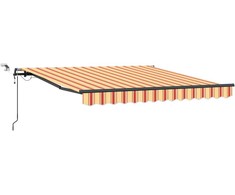 Skėtis Audinys su Geltona ir Oranžinė 300 x 250 cm Poliesteris
