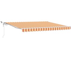 Ištraukiama markizė Geltona ir Oranžinė 400 × 300 cm
