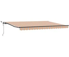 Skėtis Audinys su Įvairiaspalvis 450 × 350 cm Poliesteris