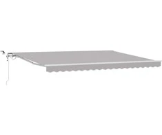 Ištraukiama markizė Šviesiai pilka 450 × 300 cm
