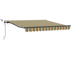 Skėtis Audinys Žalia ir geltona 350 x 250 cm Poliesteris