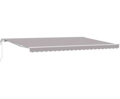 Elektrinė ištraukiama pavėsinė Šviesiai pilka 500 × 300 cm