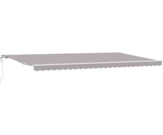Elektrinė ištraukiama pavėsinė Šviesiai pilka 600 × 300 cm