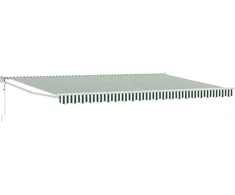 Ištraukiama markizė Žalia ir balta 500 × 300 cm