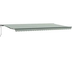 Ištraukiama markizė Žalia ir balta 600 × 300 cm