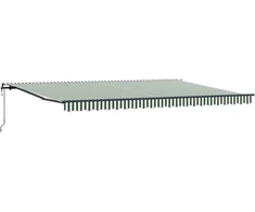 Ištraukiama markizė Žalia ir balta 500 × 300 cm