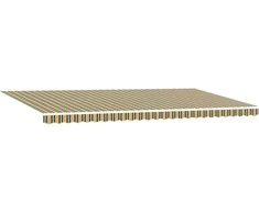 Ištraukiama markizė Žalia ir geltona 600 × 300 cm