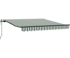 Ištraukiama markizė Žalia ir balta 300 x 250 cm