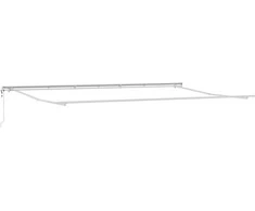 Ištraukiama markizė Žalia ir balta 600 × 300 cm