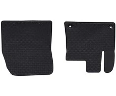 Automobilių kilimėlis 2 pcs Juoda Guma