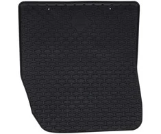 Automobilių kilimėlis 2 pcs Juoda Guma