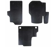 Automobilių kilimėlis 3 pcs Juoda Tinka VW CRAFTER 2017- Guma