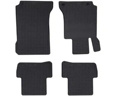 Automobilių kilimėlis 4 pcs Juoda Guma