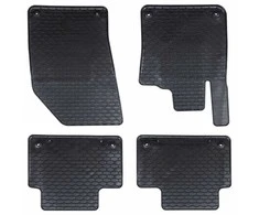 Automobilių kilimėlis 4 pcs Juoda Guma