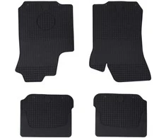 Automobilių kilimėlis 4 pcs Juoda Guma