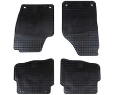 Automobilių kilimėlis 4 pcs Juoda tinka VW POLO 2001-2009 NS