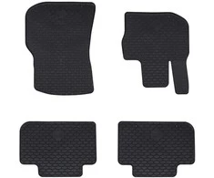 Automobilių kilimėlis 4 pcs Juoda tinka BMW X3, X4 2018-4D Aft