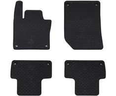 Automobilių kilimėlis 4 pcs Juoda Tinka Volvo XC60 2018- Guma