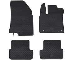 Automobilių kilimėlis 4 pcs Juoda Tinka SANDERO 2020- Guma