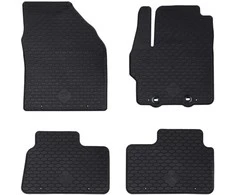 Automobilių kilimėlis 4 pcs Juoda tinka Toyota AYGO X 2022-