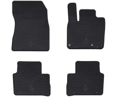Automobilių kilimėlis 4 pcs Juoda tinka Nissan QASHQAI 2021-
