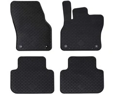 Automobilių kilimėlis 4 pcs Juoda Tinkamas Audi Q3 2019-2025