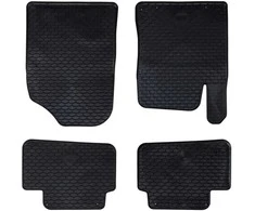 Automobilių kilimėlis 4 pcs Juoda tinka Hyundai i30 2017 Guma