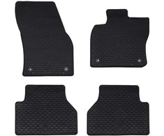 Automobilių kilimėlis 4 pcs Juoda tinkamas VW CADDY 2020- Guma