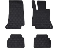 Automobilių kilimėlis 4 pcs Juoda Guma