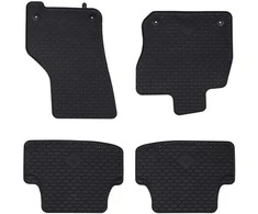 Automobilių kilimėlis 4 pcs Juoda tinka VW GOLF VIII MHEV 2020-