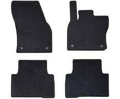 Automobilių kilimėlis 4 pcs Juoda tinka VW TIGUAN 2016-2023