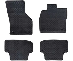 Automobilių kilimėlis 4 pcs Juodas tinka Audi A3 2012-2020 Guma