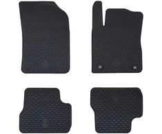 Automobilių kilimėlis 4 pcs Juodas tinka C3 2017-2024 Guma