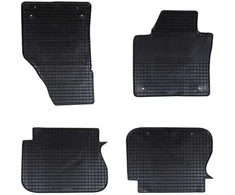 Automobilių kilimėlis 4 pcs Juodas Guma