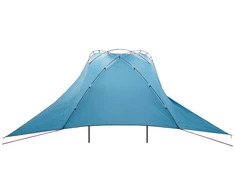 Automobilių palapinė 350 x 250 cm Mėlyna Poliesteris ir plienas