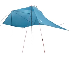 Automobilių palapinė Mėlyna 350 x 250 cm Poliesteris ir plienas
