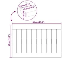 Badematte Paprastas Ruda 60 x 40 cm Medis