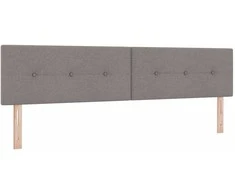Kiemas lova su galvūgalio Taupe 200 x 200 cm audinys