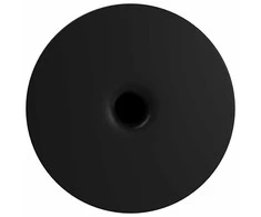 Baldų kojelės 12 pcs Juoda Ø 40 x 98 mm Geležis