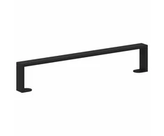 Baldų kojelės 2 pcs Juoda 546 x 40,5 x 100 mm Geležis