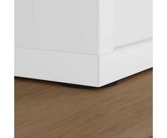 Baldų kojų pagalvėlės 2 pcs Juoda Ø 30 x 2 mm EVA