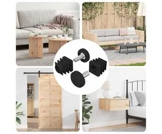 Baldų lygintuvai Reguliuojamas 2 pcs Juoda M6 PP