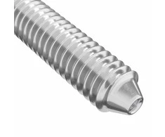 Baldų varžtai 2 vnt. Sidabro M6 x 120 mm Plienas